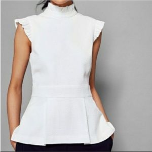 Ted Baker Ivory blouse size US8 TD3